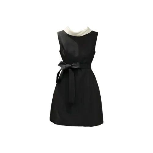 FINDSME GAGA Без рукавов Платье Женское Черное