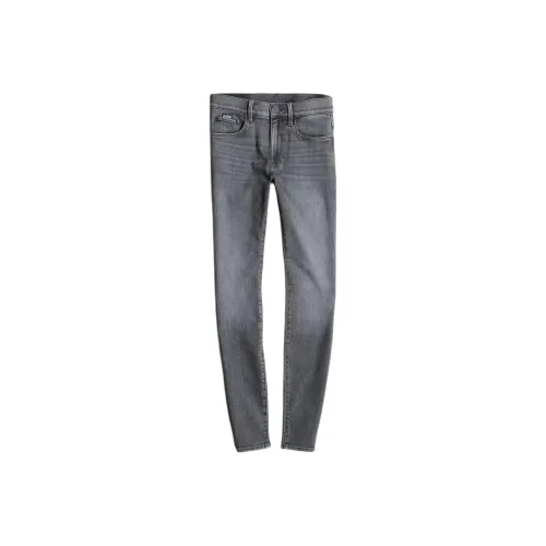 г Звезда RAW 3301 Skinny Джинсы Женские Серый