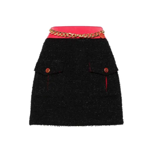 Elisabetta Franchi SS24 Повседневные короткие юбки Женские Черный
