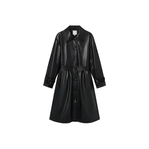 DIALOGUE Длинное платье с длинными рукавами женское черное