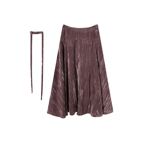 Ouyang Женские повседневные длинные юбки