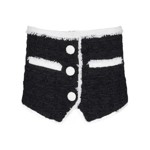 BALMAIN Черные Женские Повседневные Короткие Юбки