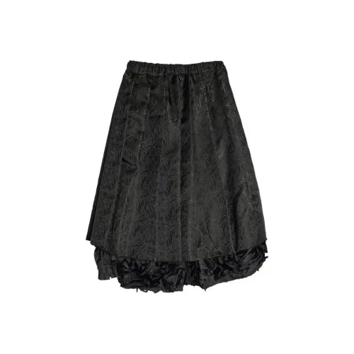 COMME DES GARCONS SHIRT Черная Женская Повседневная Длинная Юбка