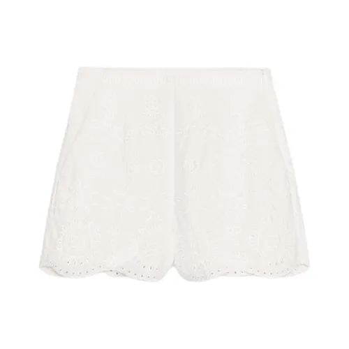 ZARA ZW Series Белые Женские Повседневные Шорты