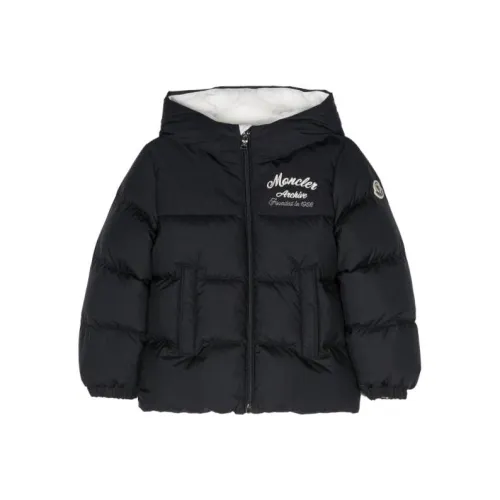 Moncler Хлопковый пуховик Черный Infant Wa Toddler