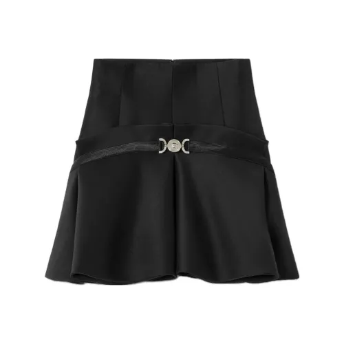 VERSACE Черные Женские Повседневные Короткие Юбки