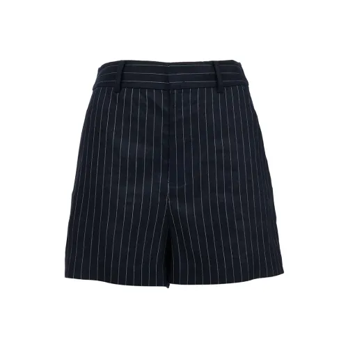 ONLY Повседневные шорты женские темно-синий с белыми полосами