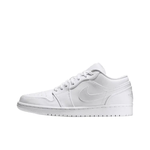 Jordan Air Jordan 1 Low Топ Баскетбольные кроссовки Мужской Белый
