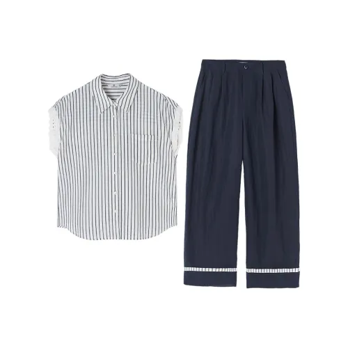 XIANGYING Повседневный костюм женский темно-синий