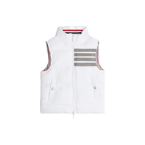THOM BROWNE Белый Kids Пуховый жилет