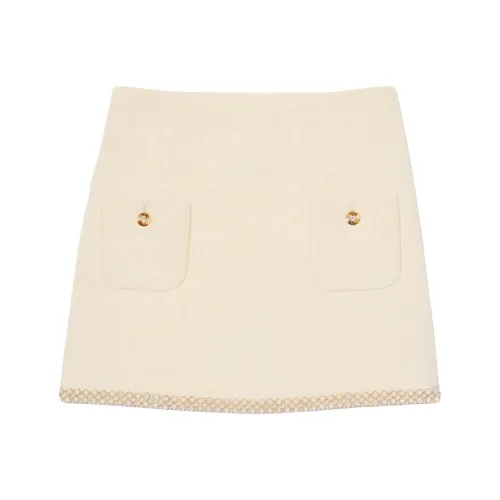 Sandro Повседневные короткие юбки Женские Светлый Умбра