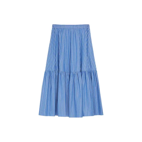 WEEKEND MaxMara Синие Женские Повседневные Длинные Юбки