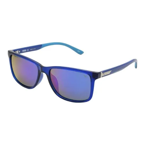 PUMA Plastic Square Sunglasses Men's Blue PUMA Пластик Квадратные Солнцезащитные очки Мужские Синие