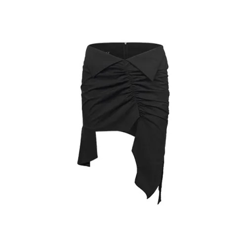 CROYEZ Повседневные короткие юбки Женские Черный