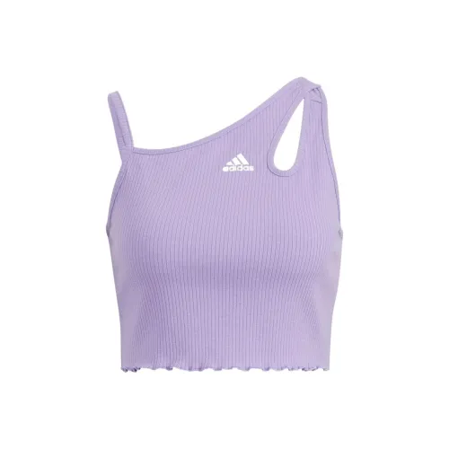 Adidas Фиолетовые Женские Спортивные Майки Без Рукавов