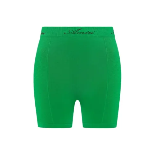 AMIRI Бесшовные Короткие Спортивные Шорты Женские Зеленые