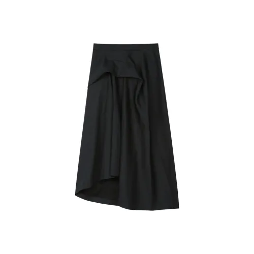 THE SEA LIFE Повседневный Длинный Юбка Женская Clover Серый