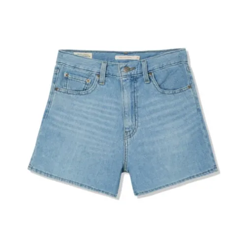 Levis Синие Женские Джинсовые Шорты