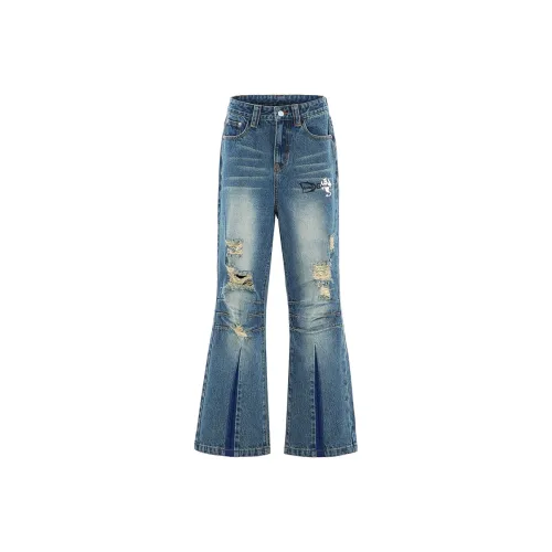 LBPC x PickleClub Джинсы Унисекс Винтаж Синий