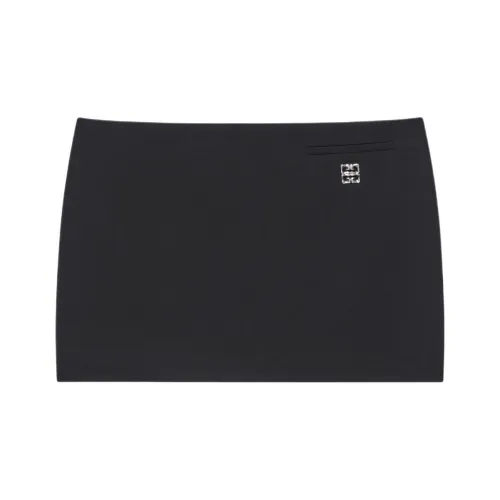 GIVENCHY FW24 Повседневные короткие юбки Женские Черный