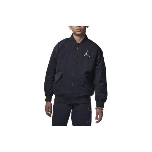 Джордан Куртки Пальто Chinese New Year Темный дымчатый серый Детский