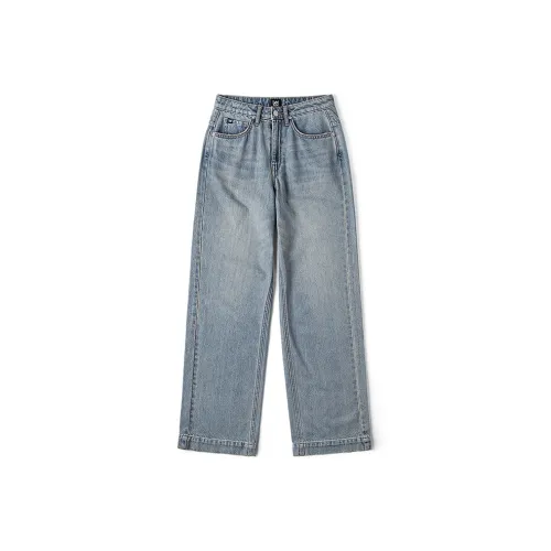 Lee совместный модель FW24 Джинсы Женские Светло-Синий
