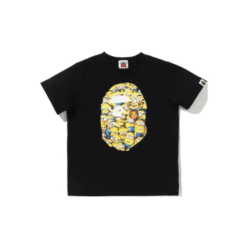 A BATHING APE x MINIONS Ape Head Series T-Shirt Черный Детский