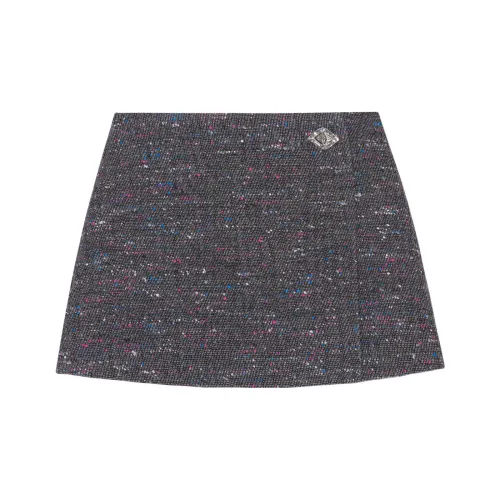 GANNI Черные Женские Повседневные Короткие Юбки