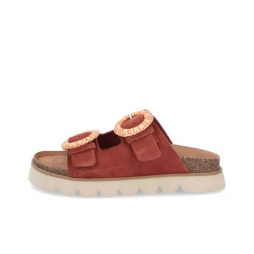 NO NAME Sandy Slap EVA Противоскользящие Устойчивые к истиранию Слипоны Женские Красный