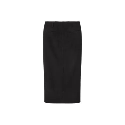 COS Повседневный Длинный Юбка Женские Черный