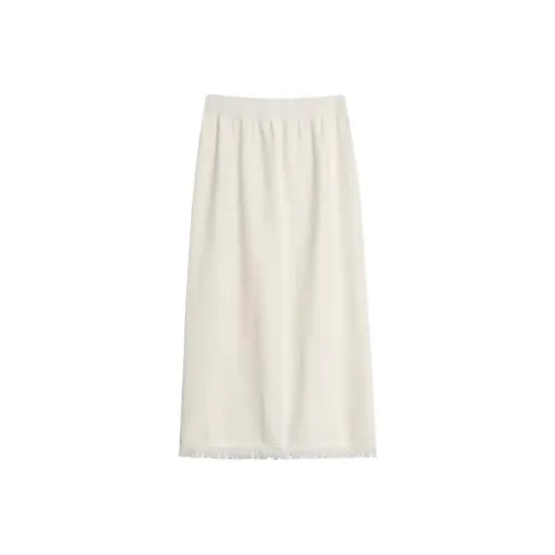 The King and the Nightingale A Линия Юбка MID Длина Разделенный Пряжа Облегающий Длинный Юбка Женские