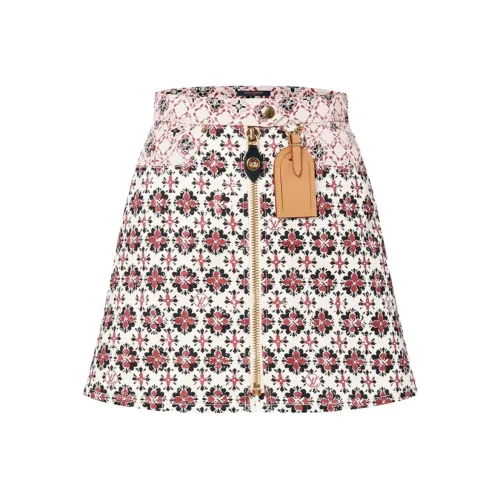 LOUIS VUITTON Повседневные короткие юбки Женские Многоцветный