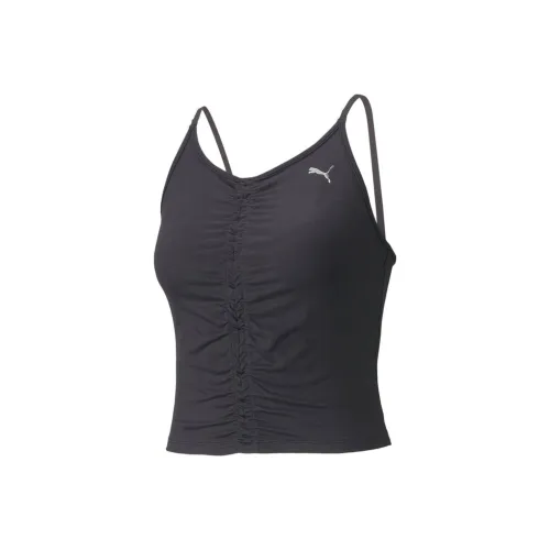 PUMA Черные Женские Спортивные Майки Без Рукавов