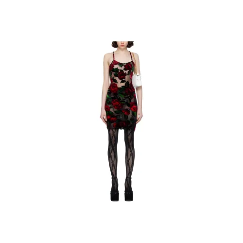 BALMAIN Slip Платье Женское Черное