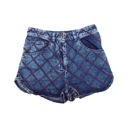 CHANEL FW22 Джинсовые шорты Женские Синие