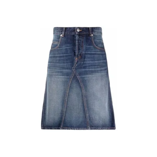 ISABEL MARANT Синие Женские Джинсовые Короткие Юбки
