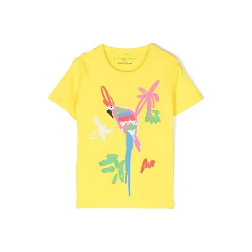 STELLA MCCARTNEY Желтые Kids T-рубашки