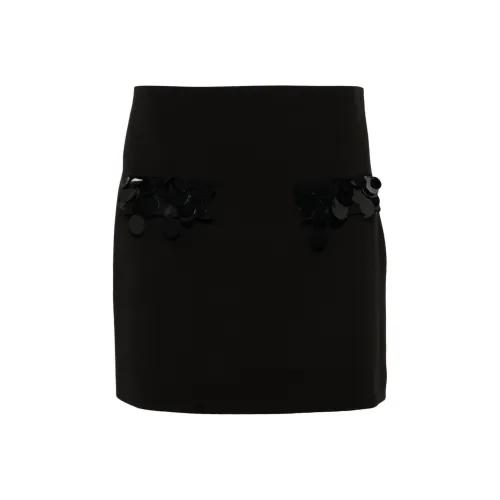 MSGM Повседневные короткие юбки Женские Черный