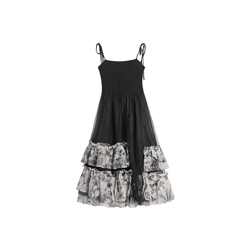 AFGGD Черные Женские Слиплатья