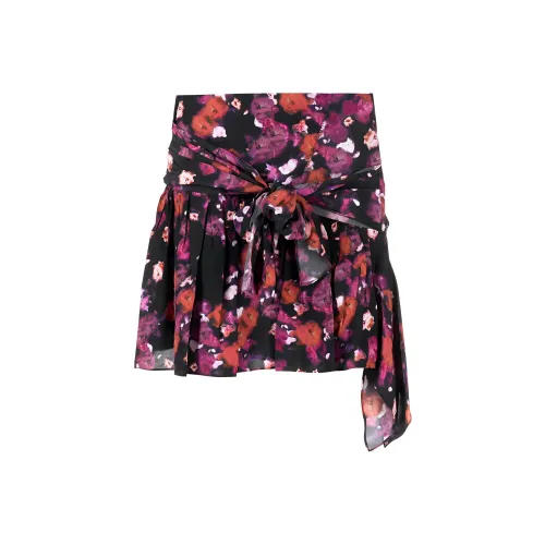 ISABEL MARANT Черная Женская Повседневная Короткая Юбка