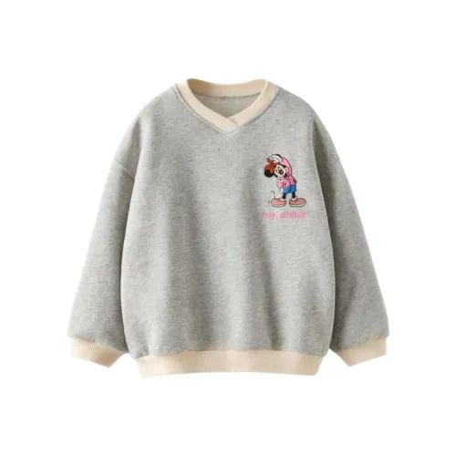 ZARA Minnie Series Серый Детский Сад Свитшоты
