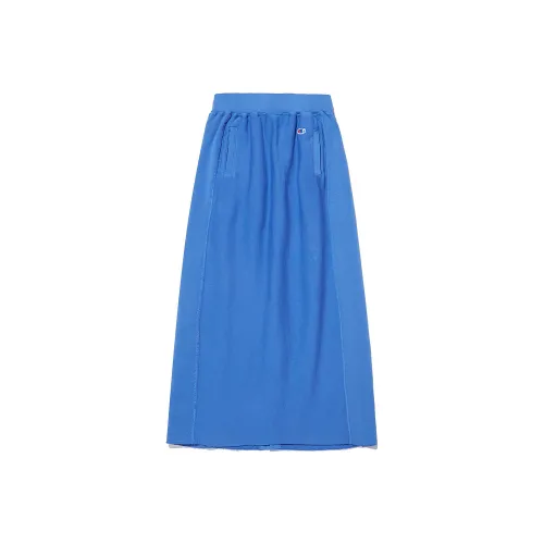 Champion Reverse Weave Повседневный Длинный Юбка Женские Синий