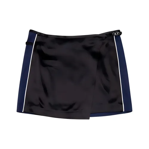DIESEL FW23 Повседневные короткие юбки Женские Черный