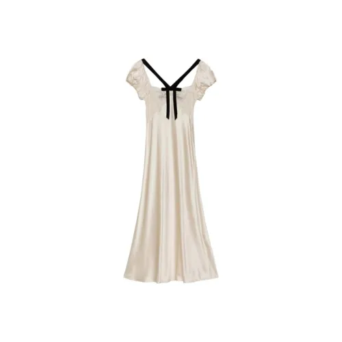 DOEN Sabrina Платье Короткое с короткими рукавами Женское Белое