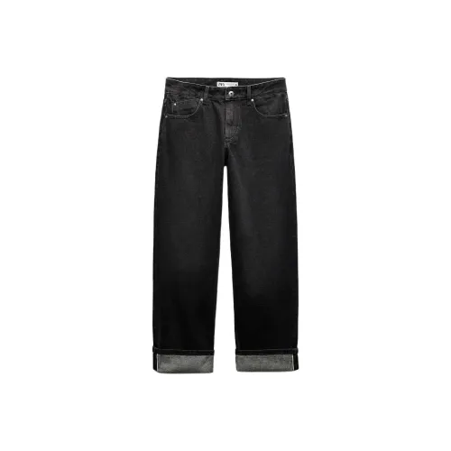 ZARA Черные Женские Джинсы