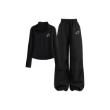 Black (Y-Line Star Chest Logo) + Black (Y-Line Star Pants Logo)  
Черный (Логотип на груди Y-Line Star) + Черный (Логотип на штанах Y-Line Star)