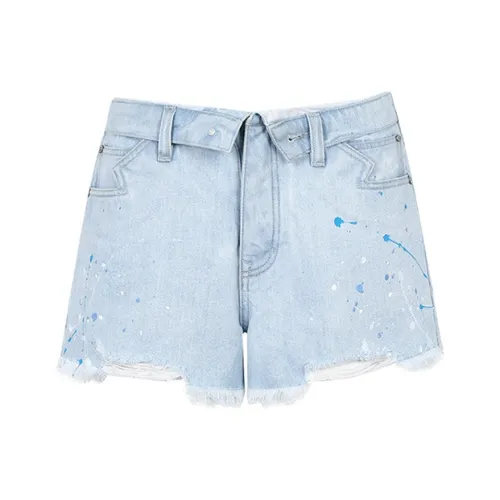 FRAIL STATE Светло-синие Женские джинсовые шорты