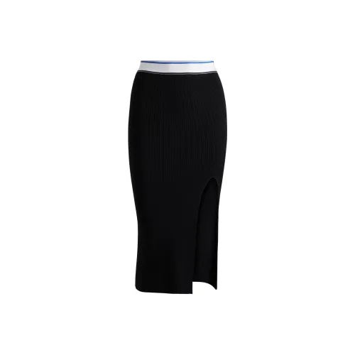 HUGO BOSS Черные Женские Повседневные Длинные Юбки