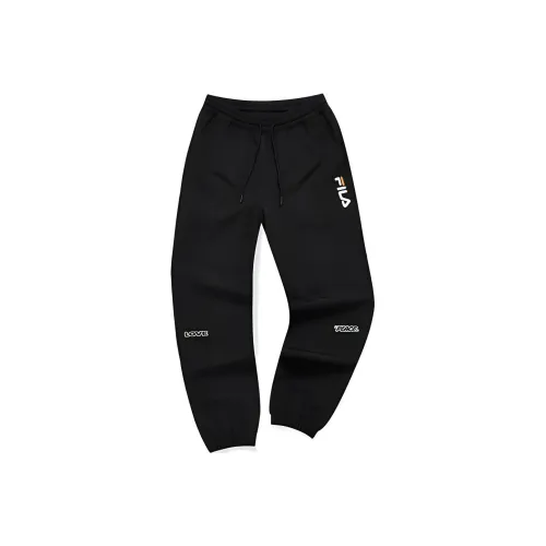 FILA FUSION Baseball series Темно-черные Женские спортивные брюки