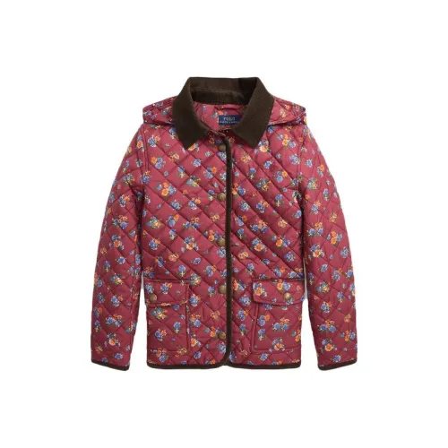 Polo Ralph Lauren Хлопковый пуховик FW23 Красный Детский